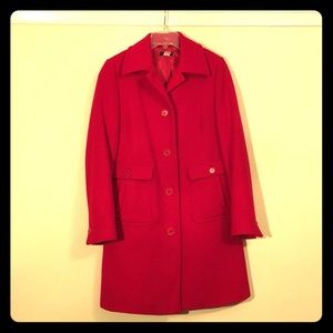 Red J.Crew coat